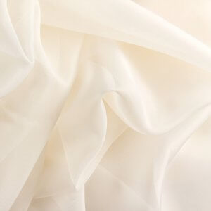 Pipe Pocket Ivory Sheer Voile Chiffon Sample Swatch For Turn of Events Rental Drapery Las Vegas