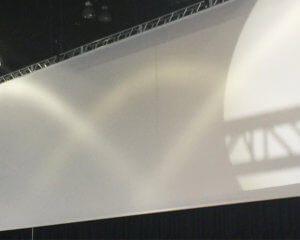 White Projection Screen Rentals and Purchase from Turn of Events Las Vegas