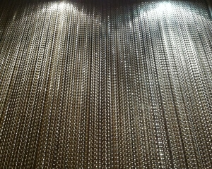 Chain Decor Panel Turn of Events Productions Las Vegas Drapery and Decor Rentals Pipe and Drape Chain Decor Panels.