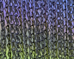 Chain Decor Rental Panel From Turn of Events Productions Las Vegas Pipe and Drape Rental. Drapery Rentals In Las Vegas for Events and Show drapery.