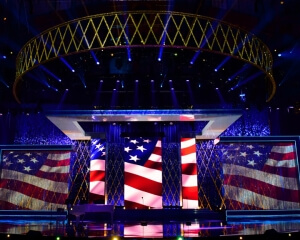 Chain Decor Panel Turn of Events Productions Las Vegas Drapery and Decor Rentals Pipe and Drape Chain Decor Panels.