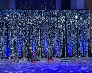 Mylar Decor Panels From Turn of Events Productions Las Vegas. Pipe and Drape Rentals in Las Vegas with Drapery Rentals in Las Vegas.