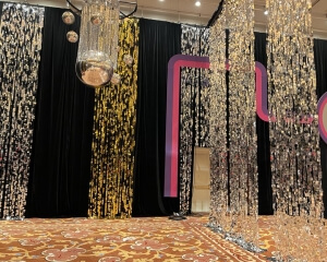 Mylar Decor Panels From Turn of Events Productions Las Vegas. Pipe and Drape Rentals in Las Vegas with Drapery Rentals in Las Vegas.