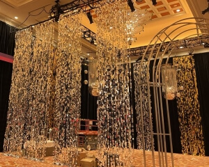 Mylar Decor Panels From Turn of Events Productions Las Vegas. Pipe and Drape Rentals in Las Vegas with Drapery Rentals in Las Vegas.