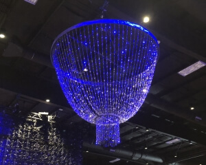 Turn of Events Productions Las Vegas Chandelier Decor Rental. Turn of Events Las Vegas Pipe and Drape Rental Decor Rentals Drapery Rental Masking in Las Vegas.