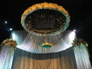 Turn of Events Productions Las Vegas Chandelier Decor Rental. Turn of Events Las Vegas Pipe and Drape Rental Decor Rentals Drapery Rental Masking in Las Vegas.