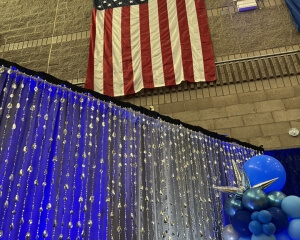Tear Drop Bead Panels and Decor From Turn of Events Productions. Pipe and Drape Rental Drapery Decor Rental in Las Vegas From Turn of Events Productions.