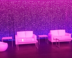 Tear Drop Bead Panels and Decor From Turn of Events Productions. Pipe and Drape Rental Drapery Decor Rental in Las Vegas From Turn of Events Productions.