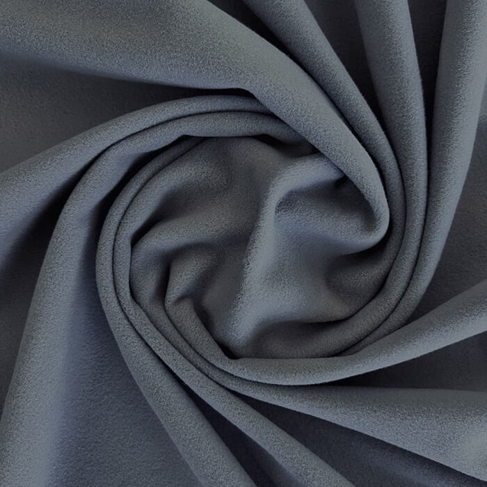 Pipe Pocket Mist Gray Velour Sample Swatch For Turn of Events Rental Drapery Las Vegas