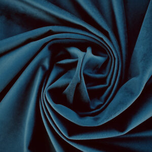 A Teal Blue Fabric Swatch From Turn of Events Productions Las Vegas Pipe and Drape Rentals.